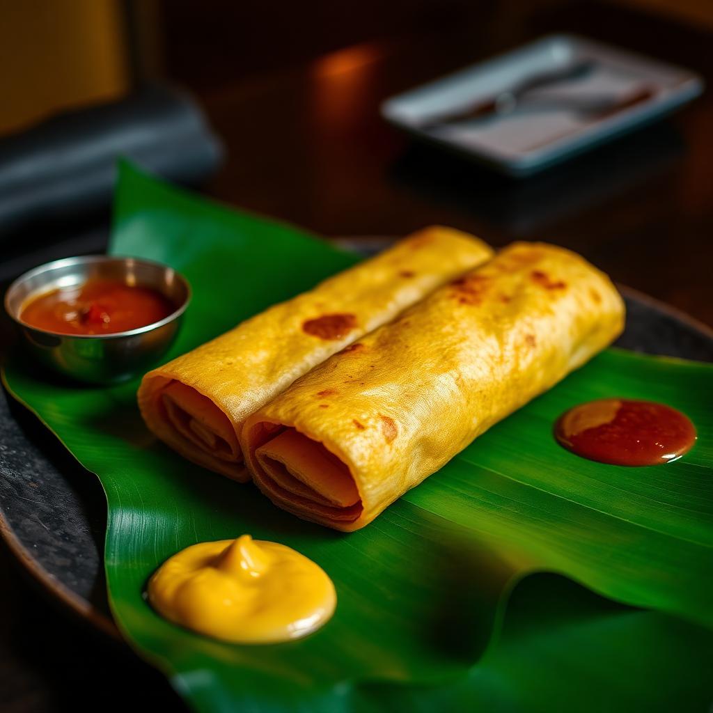 Mushroom Dosa